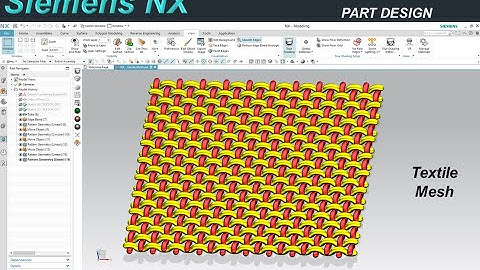 SIEMENS NX - 3D Textile-Mesh