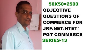 COMMERCE OBJECTIVE QUESTIONS-SERIES 13