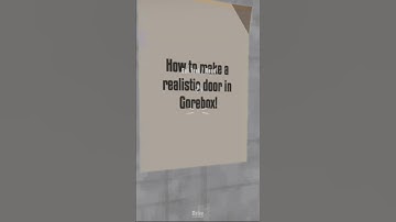 How to make a realistic door in Gorebox! #gorebox #f2games #tutorial #tutorials #door #doors