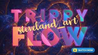 Trippy Flow: Psychedelic Fractal Loop with Psytrance Beats