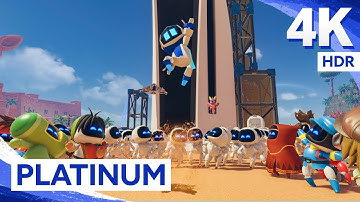 Astro Bot [4K/60fps HDR] (100%, All Collectibles, Platinum) Walkthrough Part 14 (Platinum)