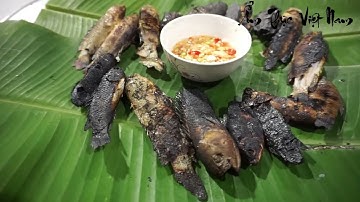 CÁ RÔ ĐỒNG NƯỚNG MỌI, NƯỚNG THAN CỦI - Ẩm Thực Việt Nam