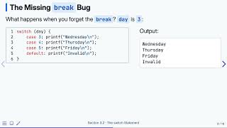 3.2 The switch Statement — Programming Fluency in C | Previous Version