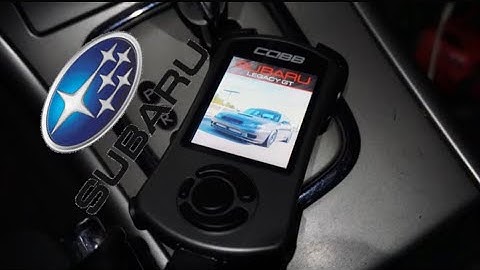 I already modified it.. Cobb stage 1 tune for the legacy gt!