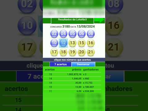 RESULTADO LOTOFACIL CONCURSO=