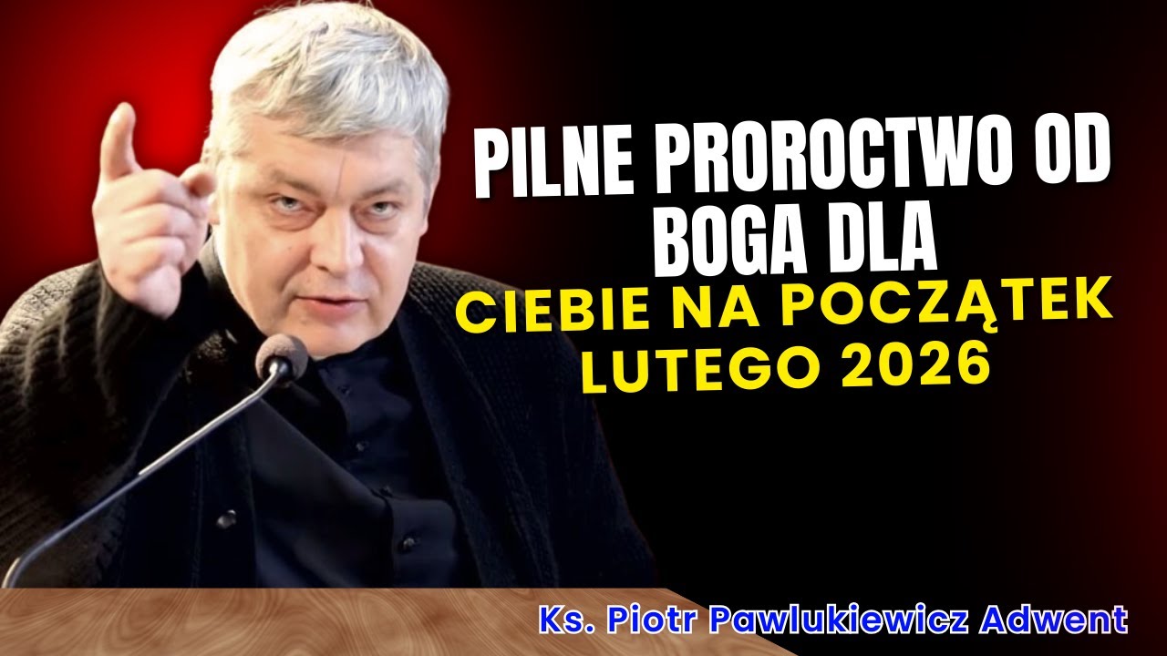 Piotr Pawlukiewicz - Pilne Proroctwo Od Boga Dla Ciebie Na Początek Lutego 2026