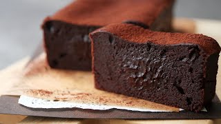 Just mix in one bowl! Rich Chocolate Cake (Gateau au Chocolat) ｜ Cook kafemaru&#39;s recipe transcription