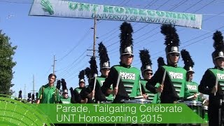 Memory Making: UNT 2015 Homecoming Parade and Tailgating