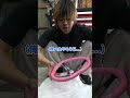 ピンクハンドルにした日の親子