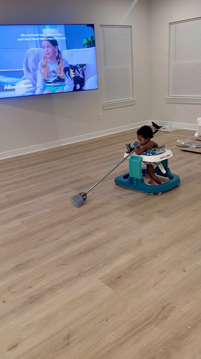 Sweeping baby 🧹👶🏾💙 #labkidz