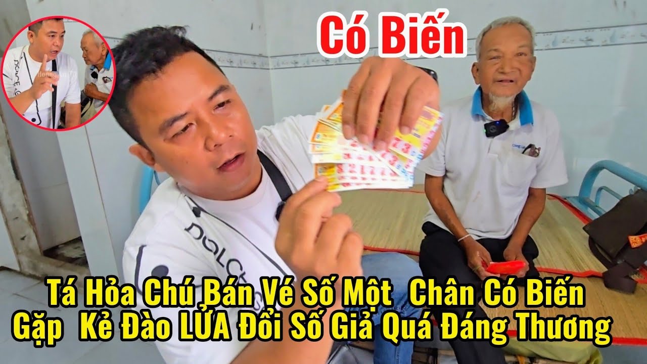 Шокирующий случай: продавец лотерейных билетов с одной ногой столкнулся с мошенником, который под...