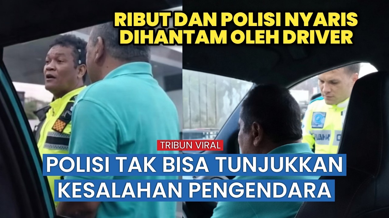 Viral, Cekcok Driver Online vs Polisi, Tolak Surat Diambil Aparat Sebelum Dijelaskan Kesalahannya