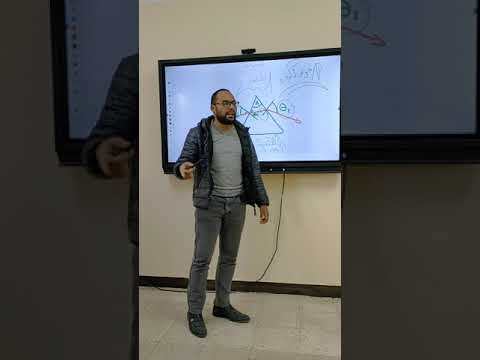 العلاقة بين زوايا السقوط والخروج والانكسار في المنشور