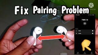 How To Fix Earbuds Problem Connection To Each other || Tws Pairing  Problem