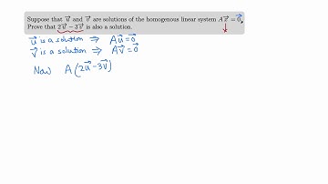 Linear Algebra: Proof of a simple homogeneous system