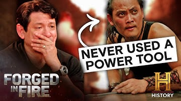 Rookie Bladesmith Nearly Faints! (Season 1) | Forged in Fire