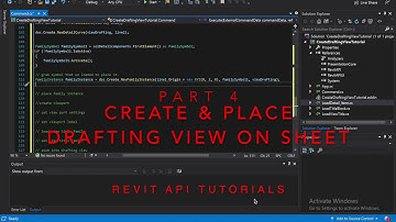 Revit API - Create & Place Drafting View on Sheet - Part 4