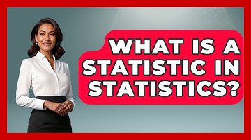 What Is A Statistic In Statistics? - The Friendly Statistician