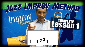 Improv Pathways Jazz Method, Lesson 1: Scales, Jazz Patterns, and Having a Musical Conversation