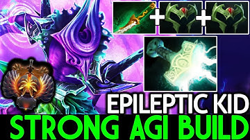 EPILEPTIC KID [Faceless Void] Strong Agi Build Insane Speed Bash 7.22 Dota 2