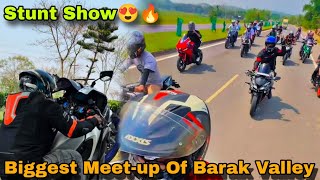 Benelli 600i🥵 K saat Barak Valley ka Biggest Meetup😍 || Stunt Show🔥 || Crazy Meet-up 🤯