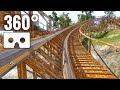 [360° video] Wooden Coaster 360 degree Virtual Reality Oculus Go & Samsung Gear VR Box