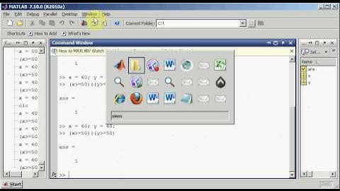 Conversations on Matlab - Chapter 4. 2 of 4 - Logic flow - IF..THEN, FOR, WHILE DO