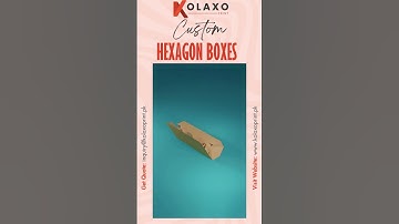 Hexagon Boxes📦🔲✨ #asmr #shopsmallcanada #smallbusinesscanada #satisfyingvideo
