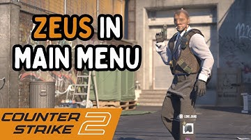 How to Equip Zeus in the Main Menu in CS2 (Agent with Zeus) #cs2