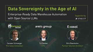 Famous Data Sovereignty in the Age of AI | Webinar with areto, Exasol & Datavault Builder Wealth