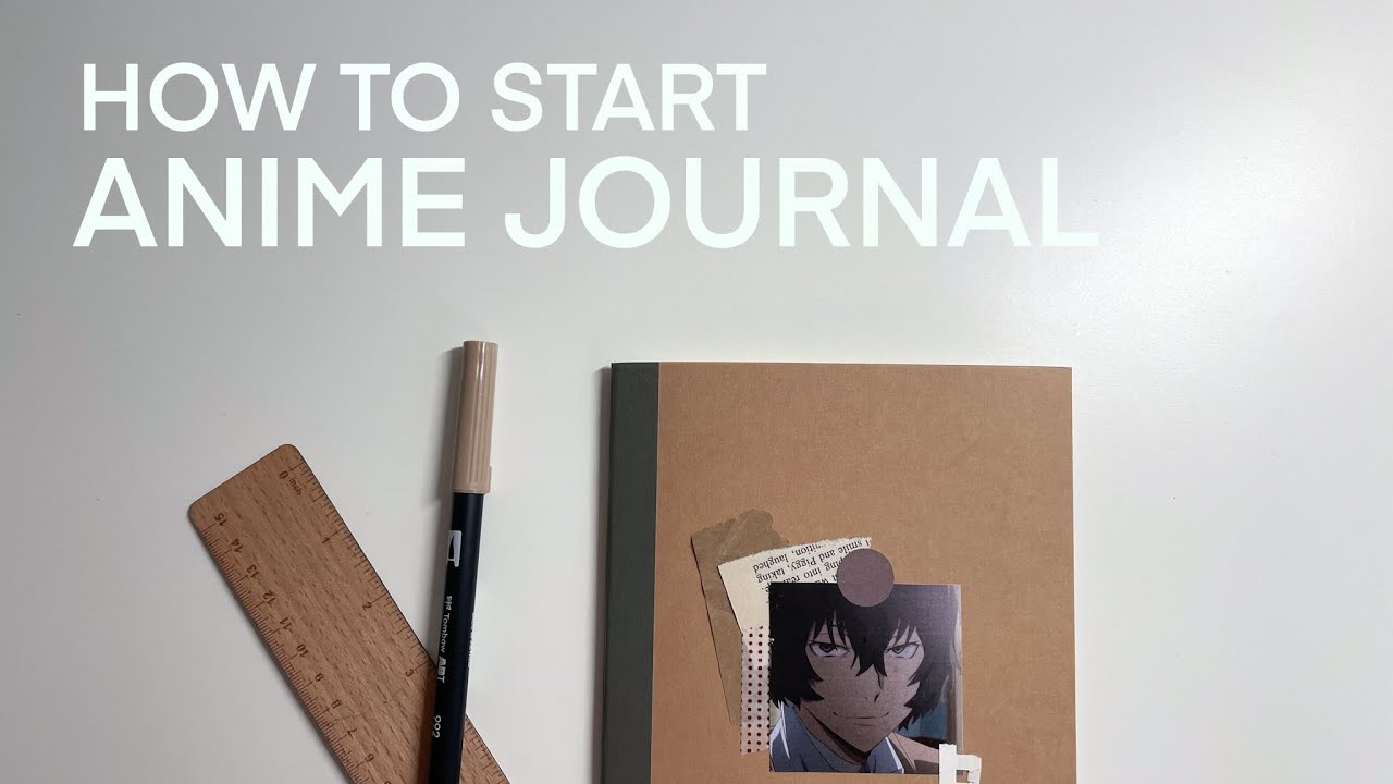 how to start an anime journal | supplies | how I make my spreads 📔🖋