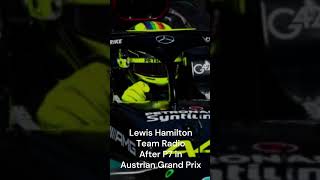 F1 23 - Lewis Hamilton - Team Radio: Post P7 Finish in Austrian Grand Prix! #shorts #f1 Guide