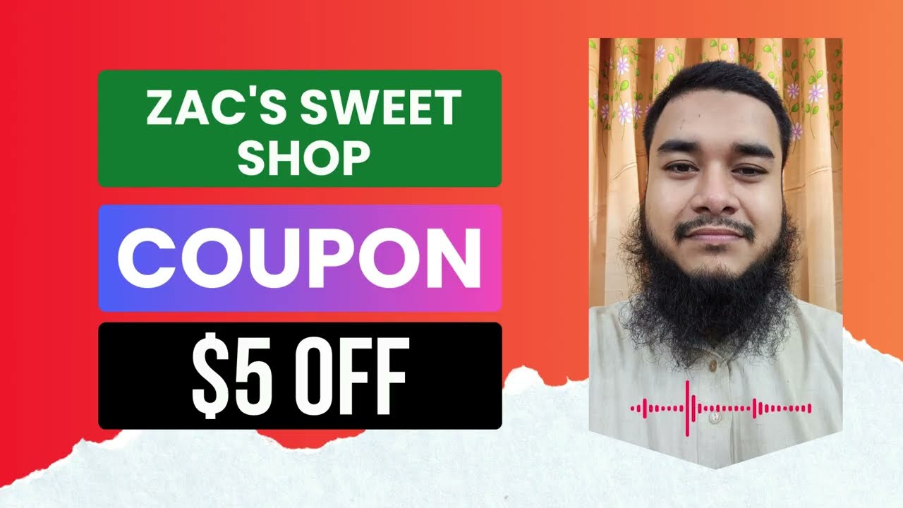 Zac's Sweet Shop Coupon Code And promo - Zac's Sweet Shop Discount - $5 OFF