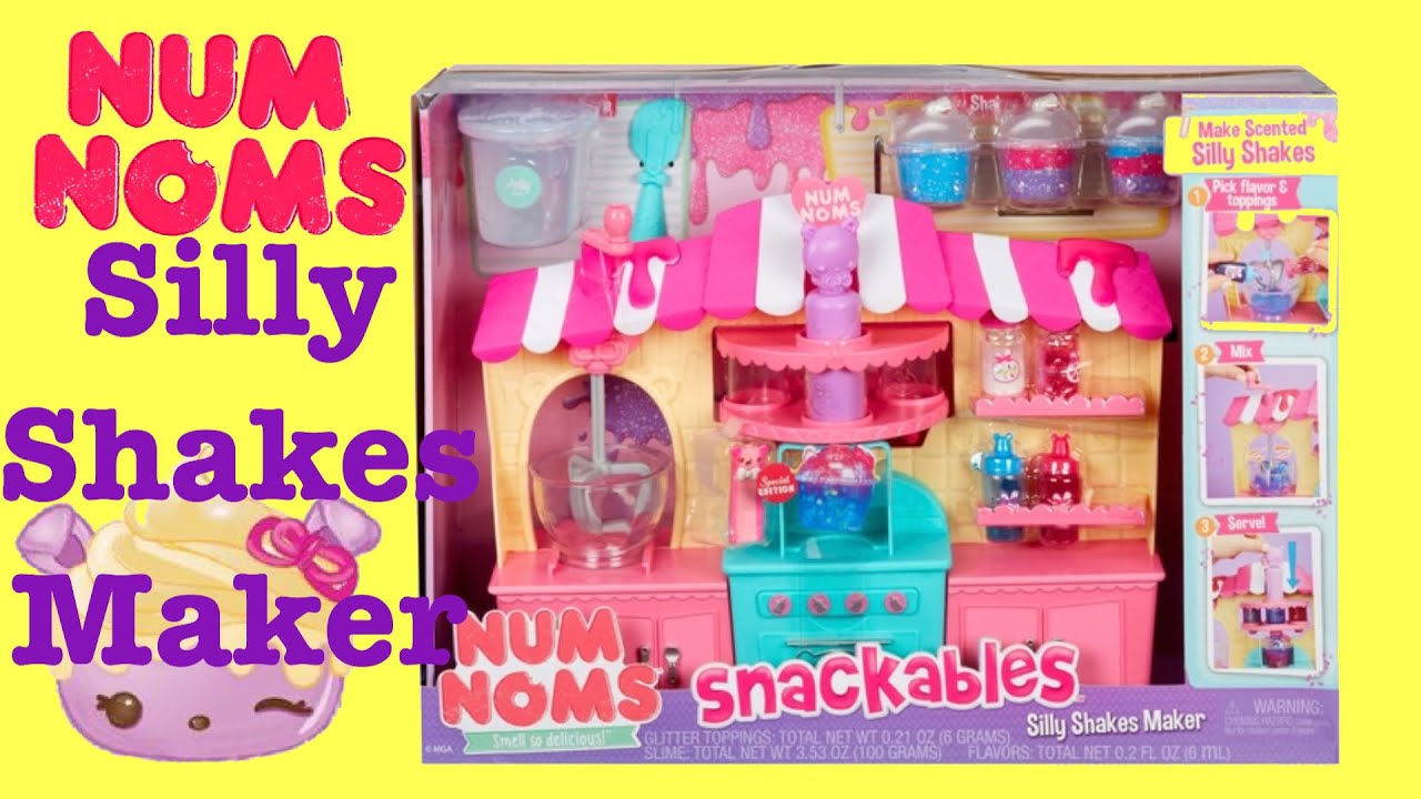 Num Noms Snackables Scented Silly Shakes Activity Maker Playset Glitter Slime Unboxing Review Fail