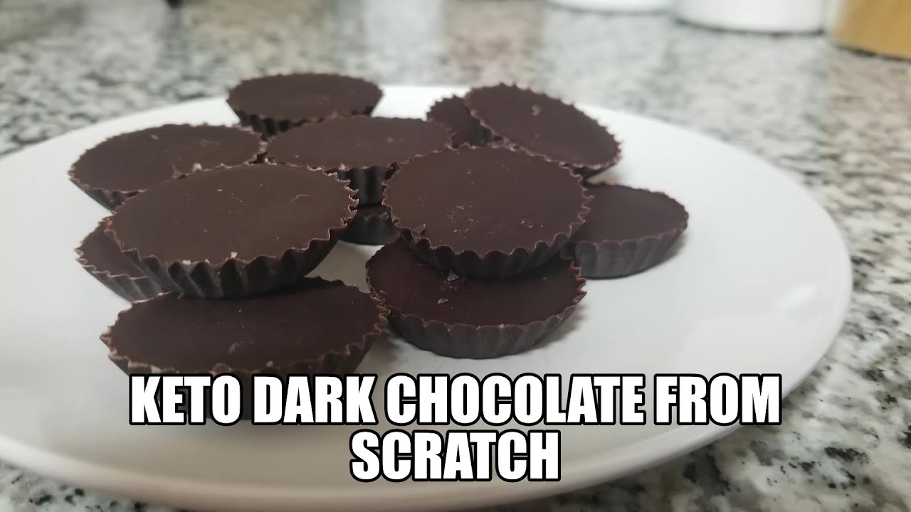 KETO Homemade Dark Chocolate Recipe chocolate YouTube