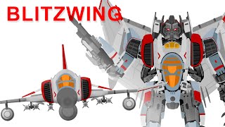 Blitzwing transform  Transformers Short Series