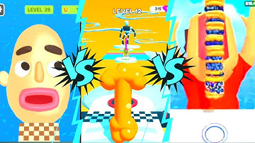 SANDWICH RUNNER vs TALL MAN RUN vs PANCAKE RUN Triple Game Walkthrough All Levels Gameplay SK