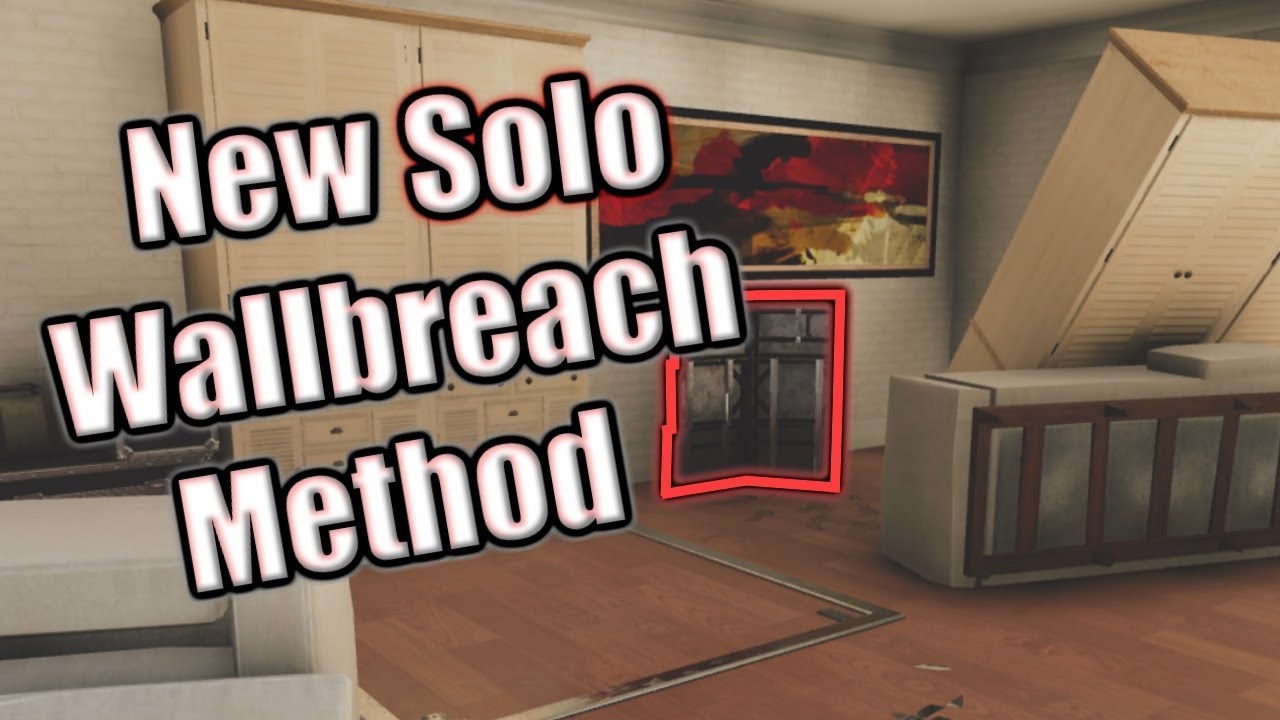 Rainbow Six Siege | *Solo* New Wallbreach Method (Any Map)