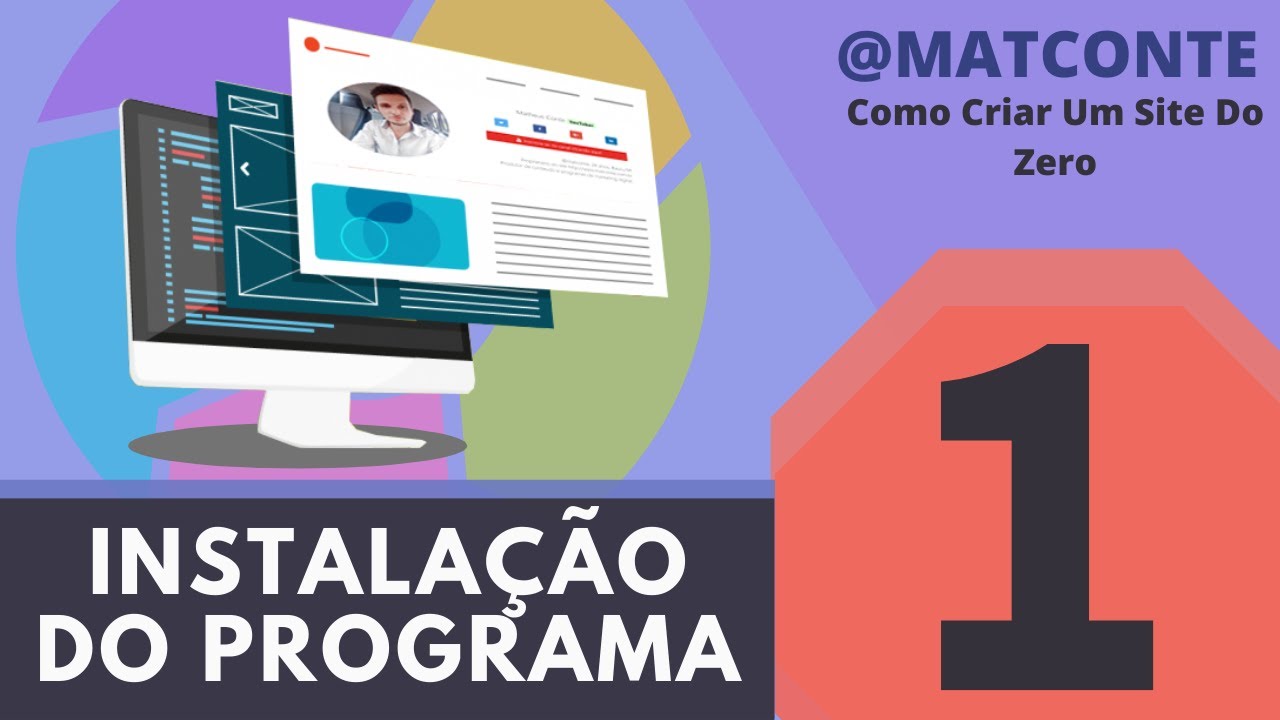 Aula 01 – Instalando o Programa [Como Criar Um Site Do Zero Sem Códigos]