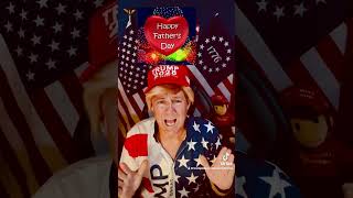 Trump Father’s Day shout out #viral #comedy #entertainment #shorts #trump #fun #fathersday #funny