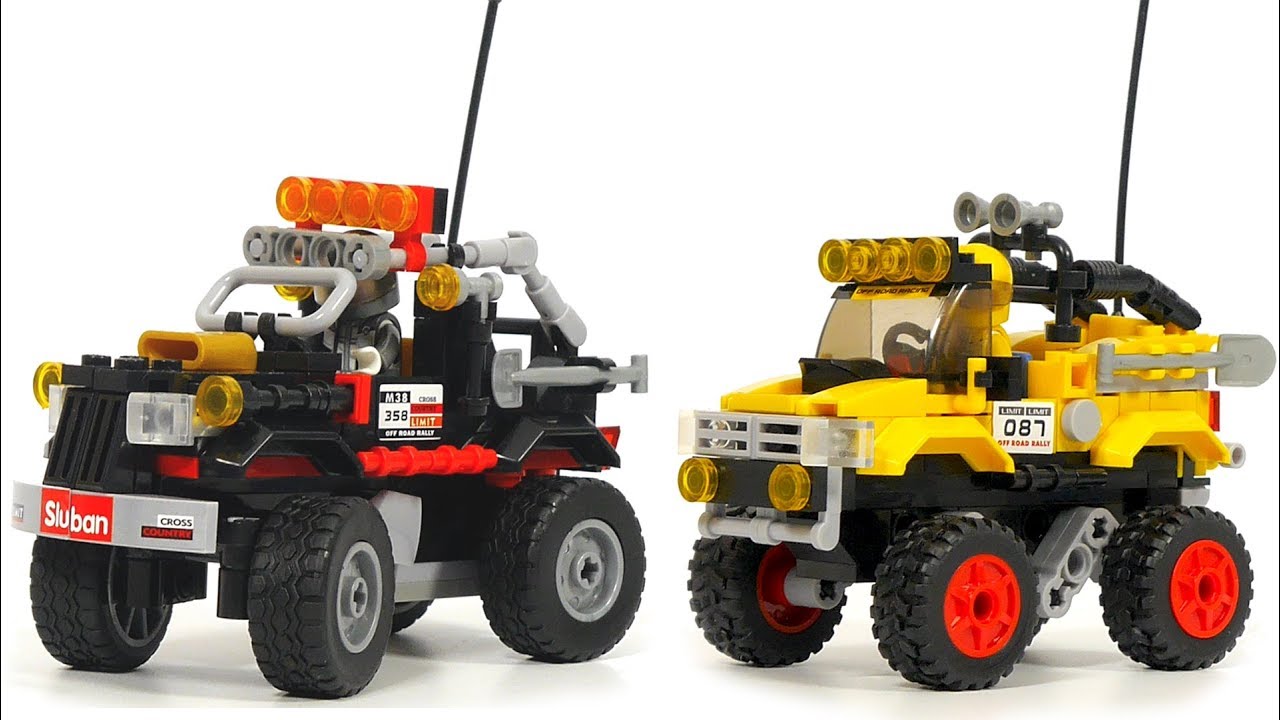 Sluban Mattoncini M38-B1106 - Veicolo Fuoristrada, Compatibile Con Marchi Leader, Per Bambini