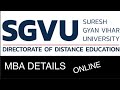 Suresh gyan vihar university jaipurugc approveddeb approveddistance educationreal or fake