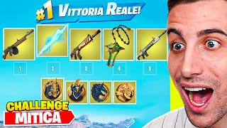 Prendo TUTTE le Armi MITICHE e i MEDAGLIONI della Stagione 2 INSIEME e VINCO la Partita Fortnite ITA