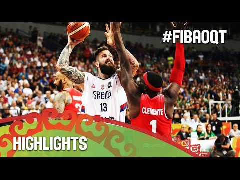 Serbia v Puerto Rico - Highlights - 2016 FIBA Olympic Qualifying Tournament - Serbia