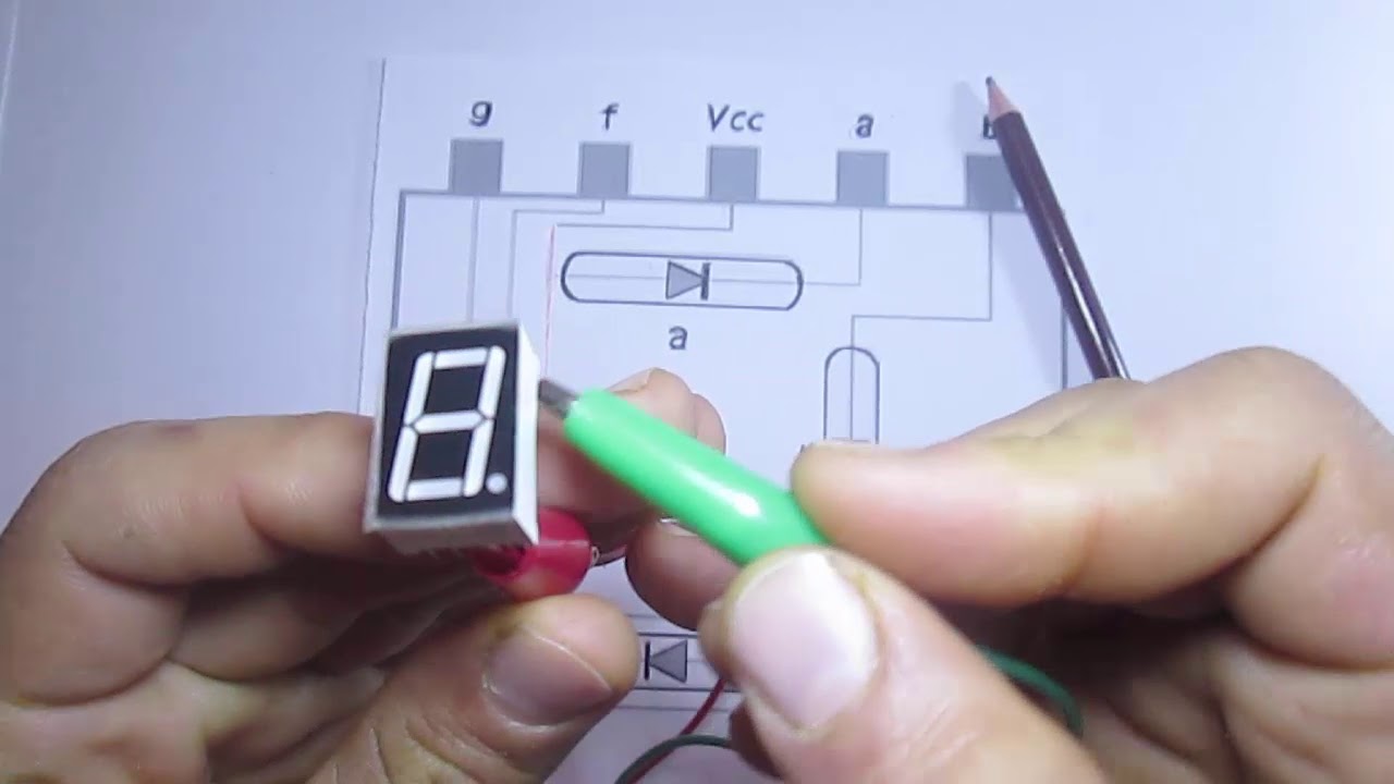 afficheur 7 segments شرح كيفية عمل شاشة العرض