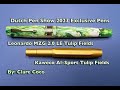 Dutch Pen Show 2023 Exclusive Pen-Leonardo MZG 2.0 LE Tulip Fields &amp; Kaweco Al-Sport Tulip Fields