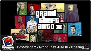 Playstation 2 - Grand Theft Auto Iii Gta 3 - First Opening Intro - Dma Design 2001 