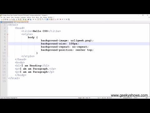 background size property in CSS (Hindi)