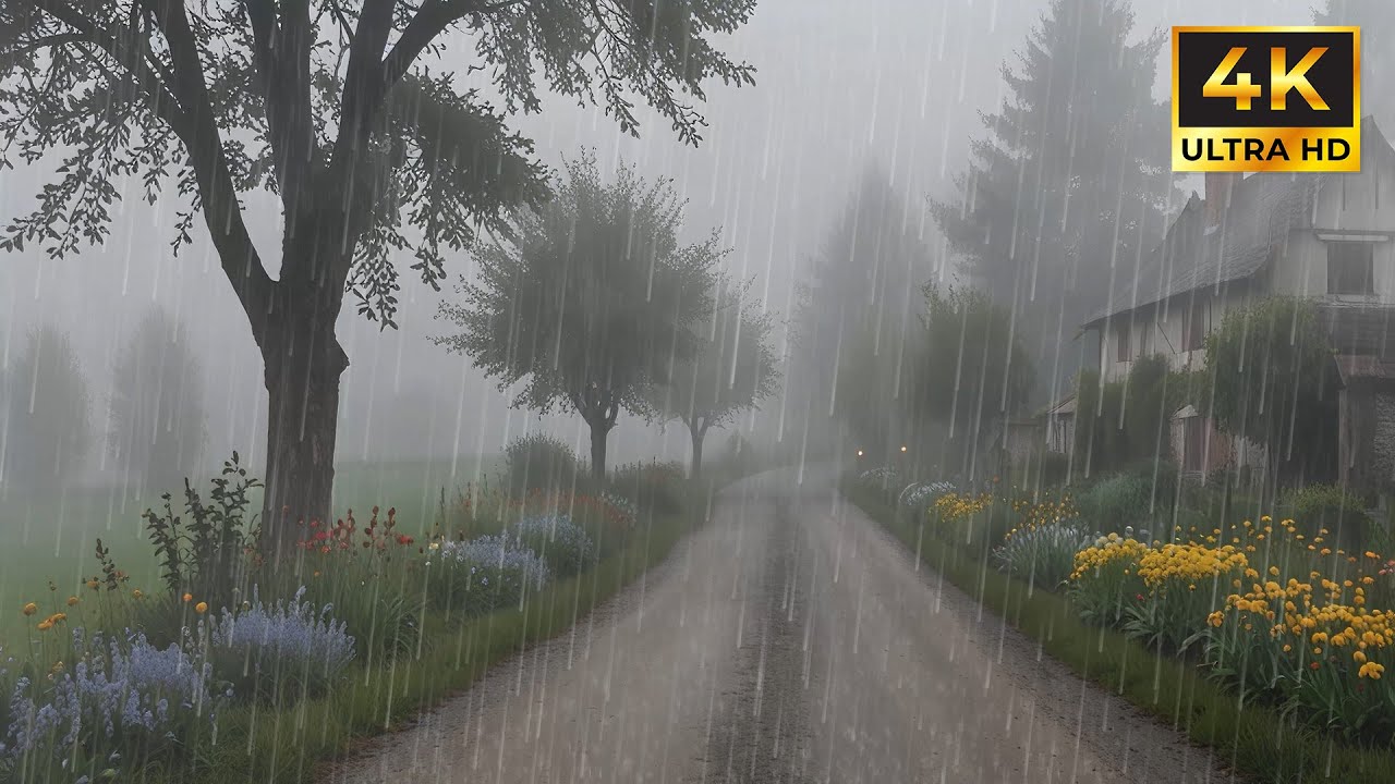 Tranquil Rainfall Sounds to Create a Calm Sleep Environment | Gentle Rain Ambience