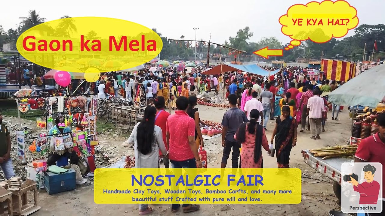Gaon Ka Mela Fun Fair in Rural India Charak Mela in West Bengal
